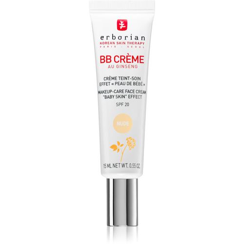 BB Cream Tönungscreme für den perfekten Look mit SPF 20 kleine Packung Farbton Nude 15 ml - Erborian - Modalova