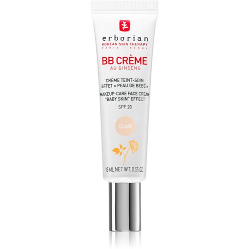 BB Cream crema colorata per una pelle perfetta SPF 20 confezione piccola colore Clair 15 ml - Erborian - Modalova