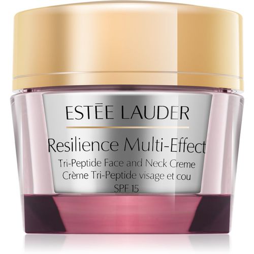 Resilience Multi-Effect Tri-Peptide Face and Neck Creme SPF 15 crema intensamente nutritiva para pieles secas SPF 15 50 ml - Estée Lauder - Modalova