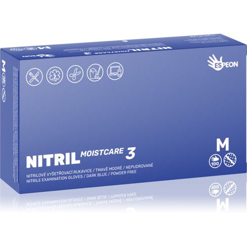 Nitril Moistcare3 Dark Blue Handschuhe aus Nitril puderfrei mit feuchtigkeitsspendender Wirkung Größe M 2x50 St - Espeon - Modalova