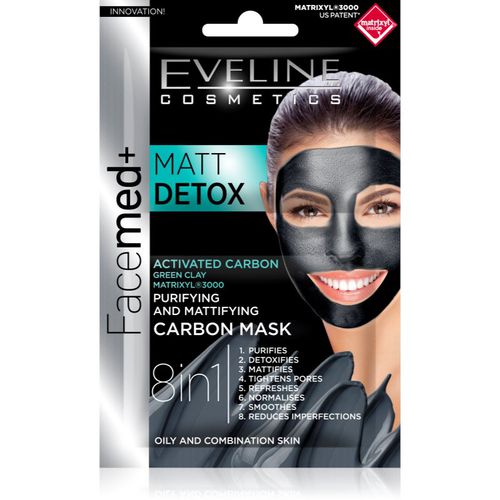 FaceMed+ mascarilla facial para pieles grasas y mixtas 2x5 ml - Eveline Cosmetics - Modalova