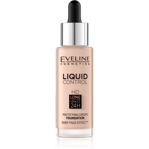Liquid Control Flüssiges Make-Up mit einer Pipette Farbton 020 Rose Beige 32 ml - Eveline Cosmetics - Modalova