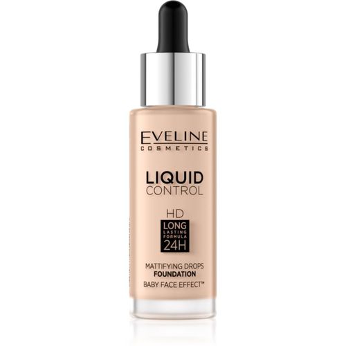 Liquid Control fondotinta liquido con pipetta colore 030 Sand Beige 32 ml - Eveline Cosmetics - Modalova