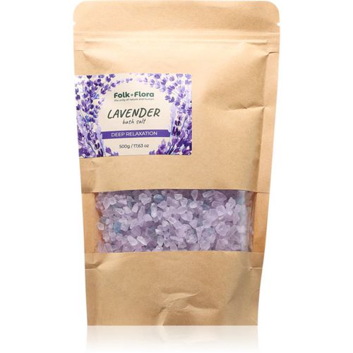 Lavender Entspannendes Badesalz 500 g - Folk & Flora - Modalova