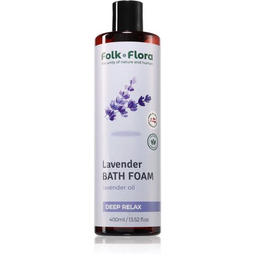 Lavender espuma de baño con efectos calmantes 400 ml - Folk & Flora - Modalova