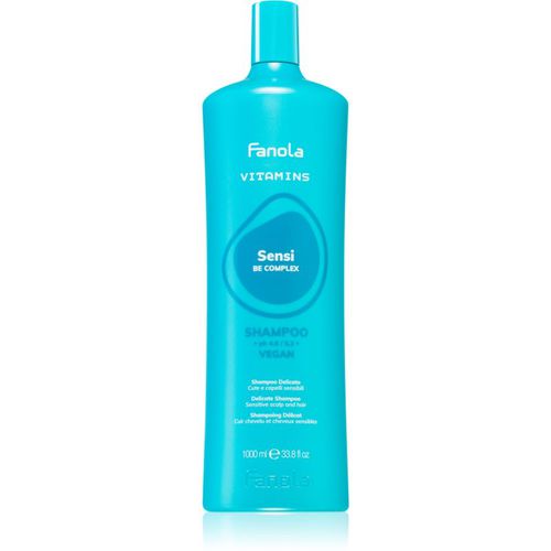 Vitamins Sensi Delicate Shampoo champú limpiador suave con efectos calmantes 1000 ml - Fanola - Modalova