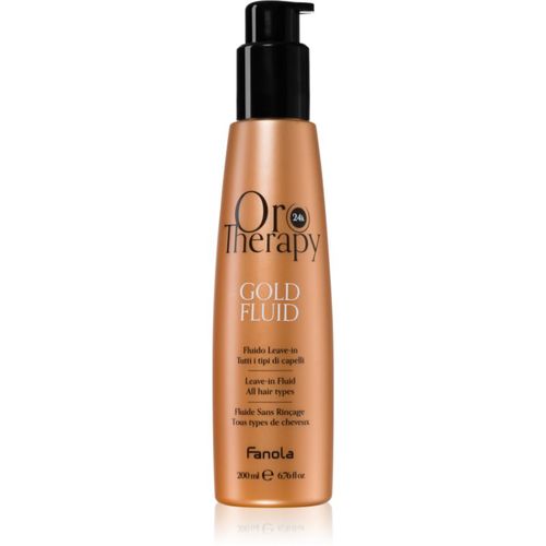 Oro Therapy Gold Fluid Haarmilch mit 24 Karat Gold 200 ml - Fanola - Modalova