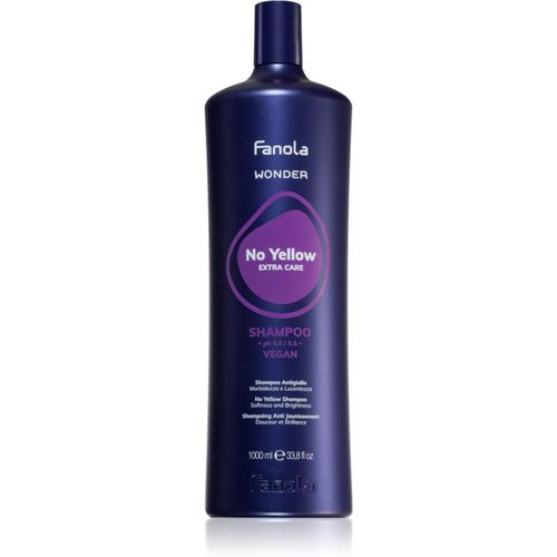 Wonder No Yellow Extra Care Shampoo champú para neutralizar el tono amarillo 1000 ml - Fanola - Modalova