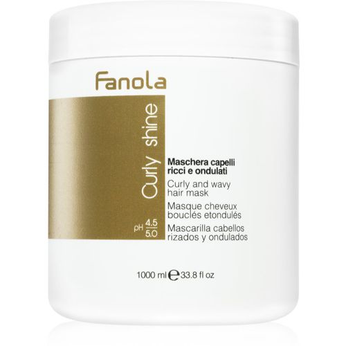 Curly Shine mascarilla nutritiva para cabello ondulado y rizado 1000 ml - Fanola - Modalova