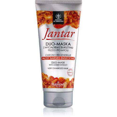 Jantar mascarilla para cabello maltratado o dañado 200 ml - Farmona - Modalova