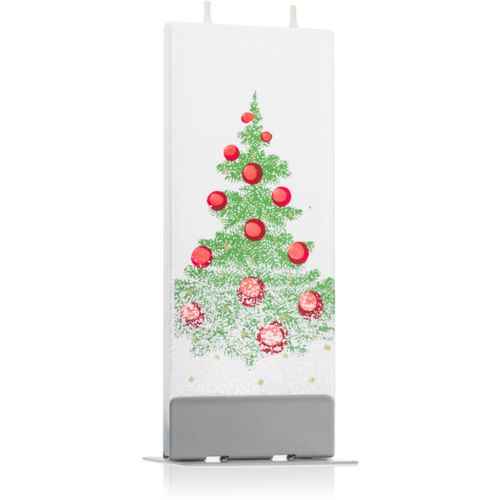 Holiday Christmas Tree with Snow candela decorativa 6x15 cm - Flatyz - Modalova