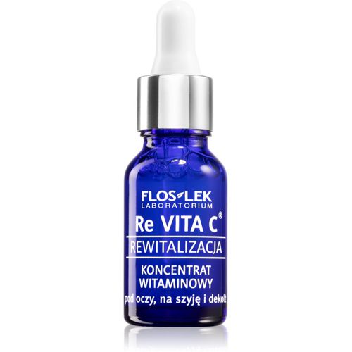 Re Vita C 40+ concentrado vitaminado para contorno de ojos, cuello y escote 15 ml - FlosLek Laboratorium - Modalova