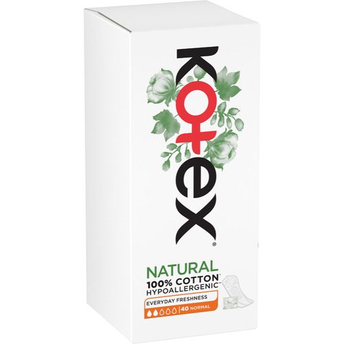 Natural Normal Everyday Freshness Liners Slipeinlagen 40 St - Kotex - Modalova