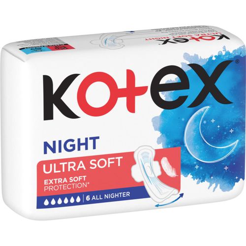 Kotex Ultra Soft Night Binden 6 St - Kotex - Modalova