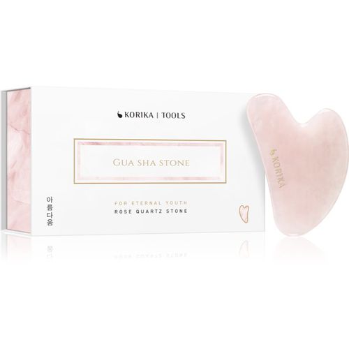 Tools Gua Sha Rose Quartz Stone accesorio para masaje para el rostro Gua Sha Quartz Pink 1 ud - KORIKA - Modalova