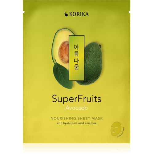 SuperFruits Avocado - Nourishing Sheet Mask mascarilla nutriente en forma de hoja Avocado 25 g - KORIKA - Modalova