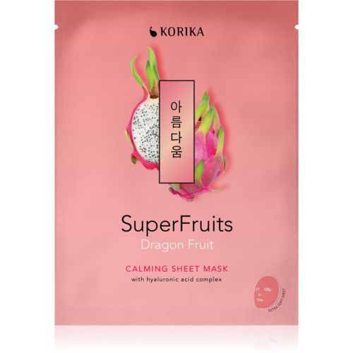 SuperFruits Dragon Fruit - Calming Sheet Mask mascarilla facial calmante en forma de hoja Dragon fruit 25 g - KORIKA - Modalova