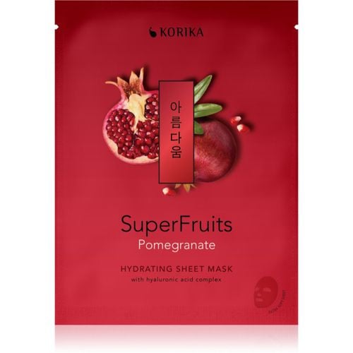 SuperFruits Pomegranate - Hydrating Sheet Mask mascarilla hidratante en forma de hoja Pomegranate 25 g - KORIKA - Modalova