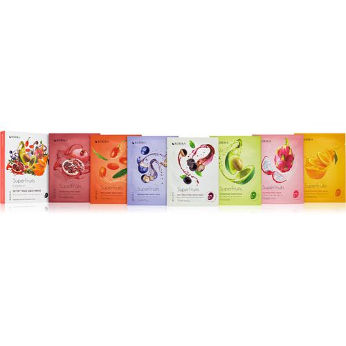 SuperFruits Everyday Set of 7 Face Sheet Masks set di maschere viso - KORIKA - Modalova