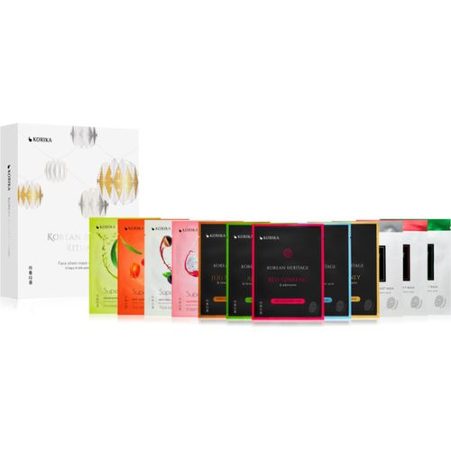 Korean Beauty Ritual Face Sheet Mask Calendar set de mascarillas faciales - KORIKA - Modalova