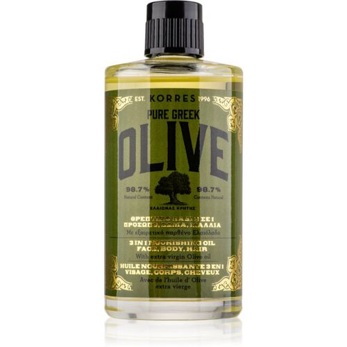 Pure Greek Olive olio nutriente per viso, corpo e capelli 100 ml - Korres - Modalova