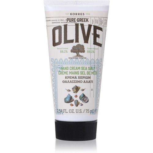 Pure Greek Olive & Sea Salt crema idratante mani con sale marino 75 ml - Korres - Modalova