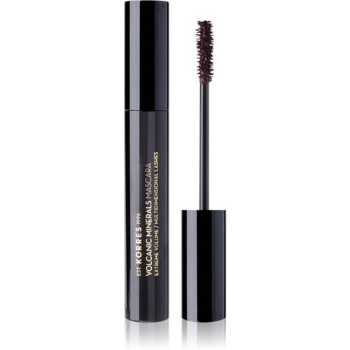 Volcanic Minerals mascara extra volume colore 01 Black 11 ml - Korres - Modalova