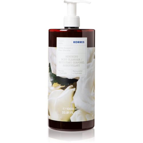 White Blossom gel de ducha con aroma embriagador con aroma de flores 1000 ml - Korres - Modalova