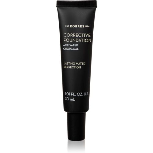 Activated Charcoal prebase de maquillaje correctora con efecto de larga duración SPF 15 ACF1 30 ml - Korres - Modalova