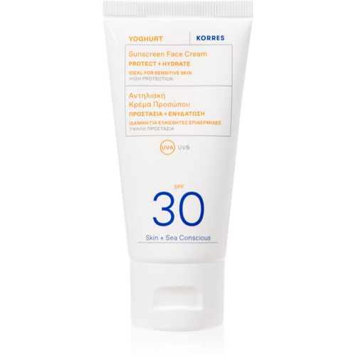 Yoghurt crema abbronzante viso SPF 30 50 ml - Korres - Modalova