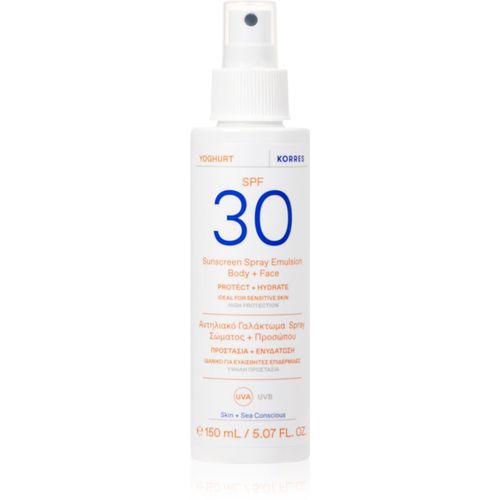 Yoghurt latte abbronzante in spray SPF 30 150 ml - Korres - Modalova