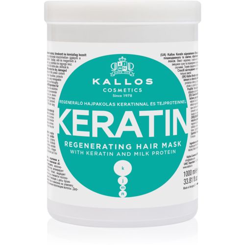 KJMN Professional Keratin mascarilla para cabello con queratina 1000 ml - Kallos - Modalova