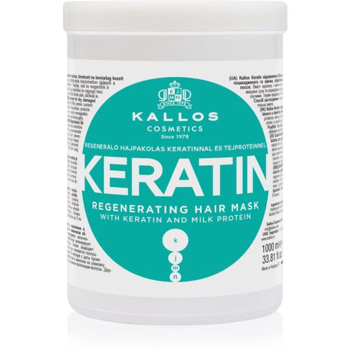 KJMN Professional Keratin Maske für die Haare mit Keratin 1000 ml - Kallos - Modalova