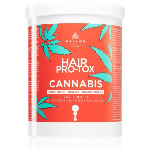 Hair Pro-Tox Cannabis regenerierende Maske für die Haare mit Hanföl 1000 ml - Kallos - Modalova