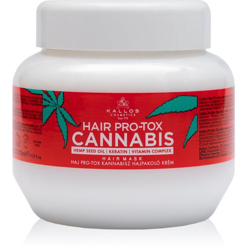 Hair Pro-Tox Cannabis mascarilla regeneradora para cabello con aceite de cáñamo 275 ml - Kallos - Modalova