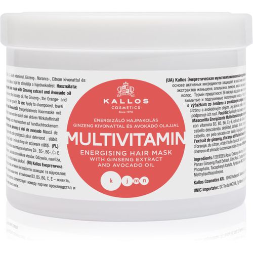 KJMN Professional Multivitamin stärkende Maske für die Haare 500 ml - Kallos - Modalova