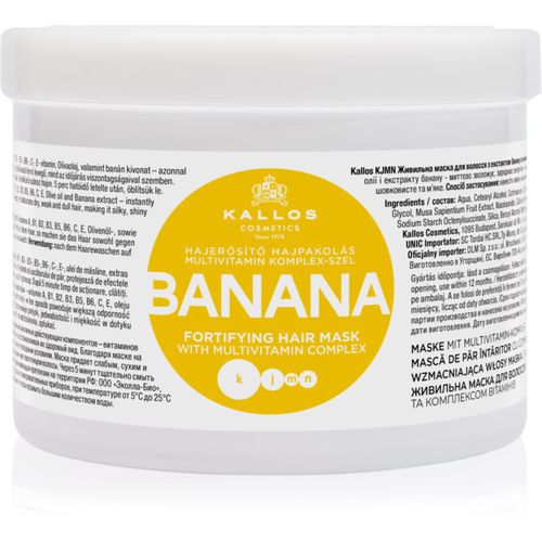 KJMN Professional Banana mascarilla fortalecedora con complejo multivitamínico 500 ml - Kallos - Modalova