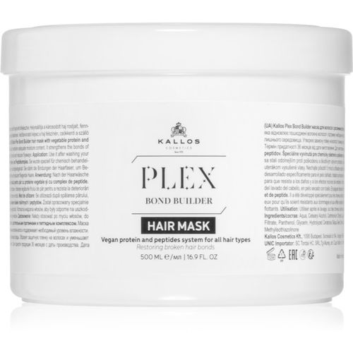 Plex Hair Mask mascarilla regeneradora para cabello dañado, químicamente tratado 500 ml - Kallos - Modalova