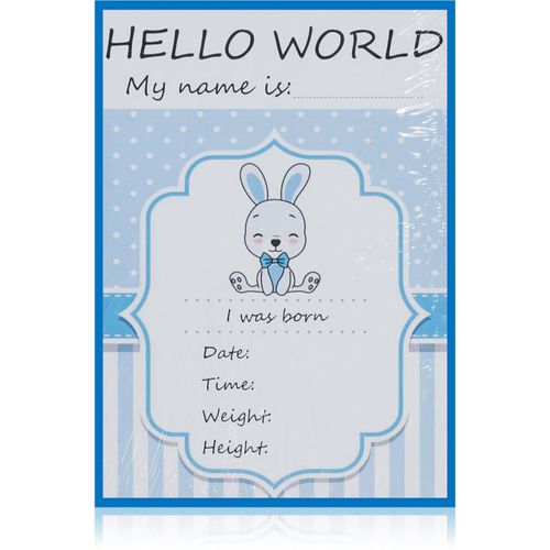 Milestone Cards Bunny For a Boy carte segna tappe 1 pz - KidPro - Modalova