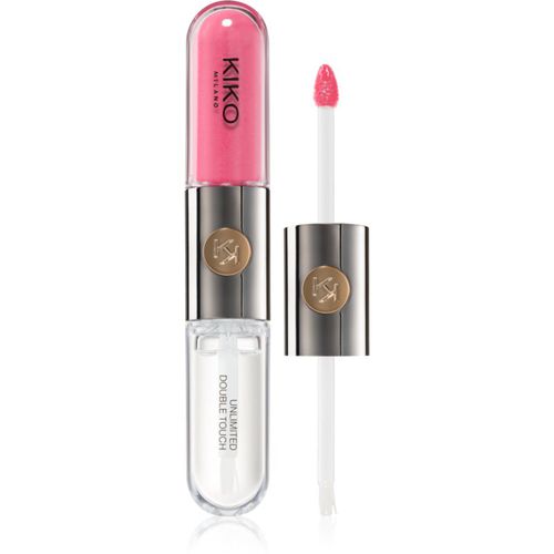 Unlimited Double Touch rossetto liquido lunga tenuta colore 111 Satin Pink Camellia 6 ml - KIKO Milano - Modalova