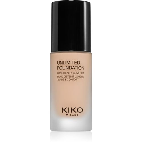 Unlimited Foundation langlebiges Flüssig Make-up mit Matt-Effekt Farbton 02 Gold 30 ml - KIKO Milano - Modalova