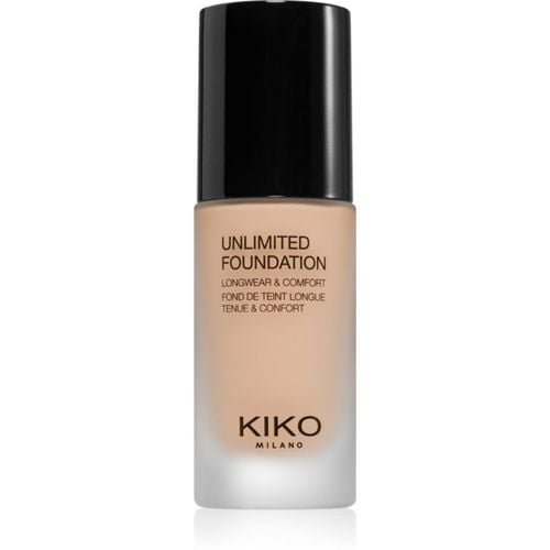 Unlimited Foundation langlebiges Flüssig Make-up mit Matt-Effekt Farbton 02 Neutral 30 ml - KIKO Milano - Modalova