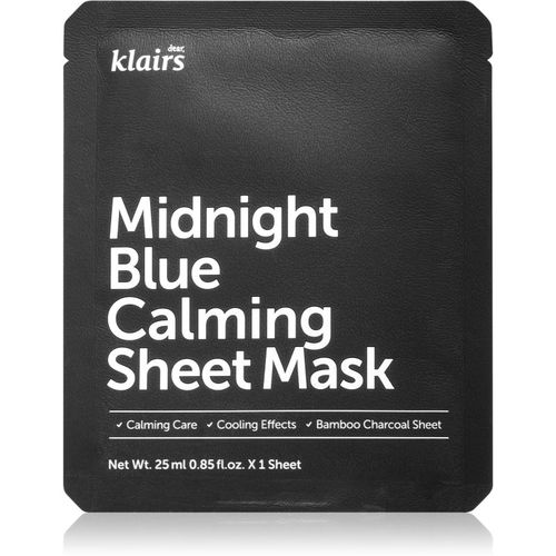 Midnight Blue Calming Sheet Mask mascarilla facial calmante en forma de hoja 25 ml - Klairs - Modalova