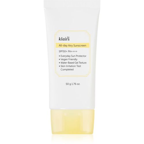 All-day Airy Sunscreen gel crema de protección ligera SPF 50+ 50 g - Klairs - Modalova