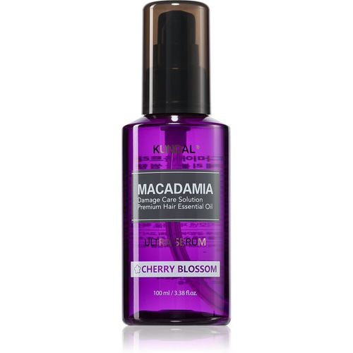 Macadamia Ultra Serum Cherry Blossom siero rigenerante all'olio per capelli rovinati 100 ml - KUNDAL - Modalova