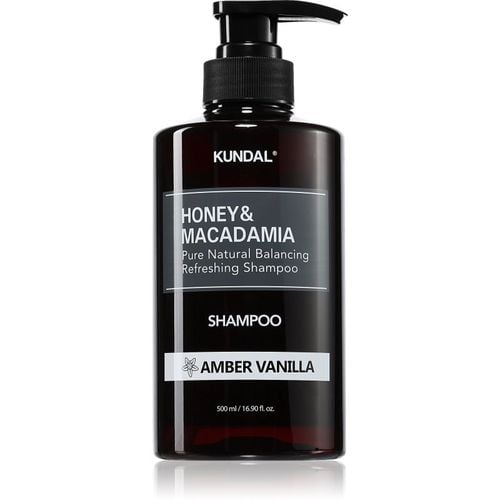 Honey & Macadamia Amber Vanilla champú natural para cabello seco y dañado 500 ml - KUNDAL - Modalova