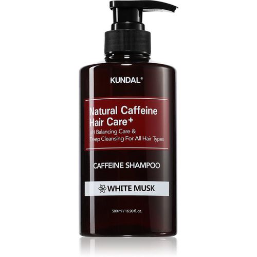 Caffeine Shampoo White Musk champú natural anticaída 500 ml - KUNDAL - Modalova