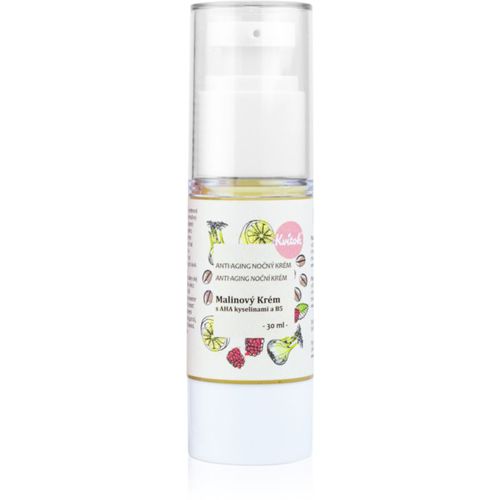 Raspberry Cream with AH Acids crema de noche para pieles maduras 40+ 30 ml - Kvitok - Modalova