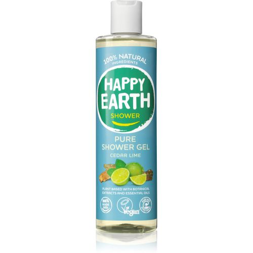 Natural Shower Gel Cedar Lime gel doccia 300 ml - Happy Earth - Modalova