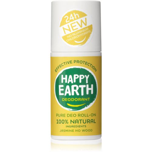 Natural Deodorant Roll-On Jasmine Ho Wood deodorante roll-on 75 ml - Happy Earth - Modalova
